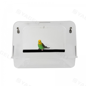 Comedero para pájaros de acrílico a prueba de ardillas