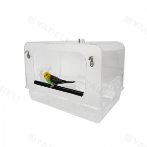 Comedero para pájaros acrílico premium personalizado 