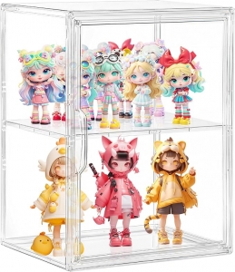 Vitrina de acrílico transparente para juguetes coleccionables Yageli 