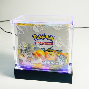 Cajas de refuerzo de Pokémon acrílicas con LED personalizables 