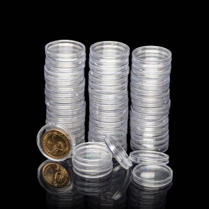 Estuche compacto para guardar monedas coleccionables al por mayor 