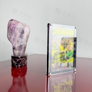 Marco de exhibición de cómics acrílico desmontable con tornillos 