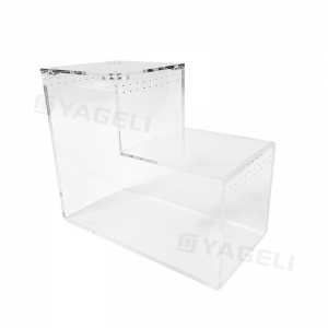 Recinto de araña para cuna de acrílico personalizado con ventilación 