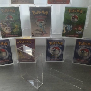 Estuche de acrílico con tapa magnética para mazos de Pokémon WOTC 