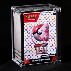 Estuche de exhibición de acrílico UV premium Booster Bundle 