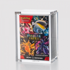 Estuche de exhibición de acrílico UV premium Booster Bundle 