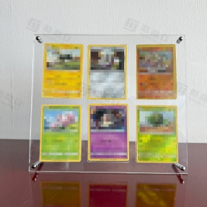 Marco de exhibición de tarjetas coleccionables de acrílico