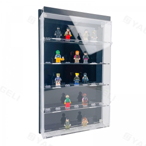 Vitrina acrílica iluminada para minifiguras LEGO 