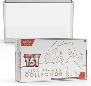 Estuche de acrílico transparente premium de Pokémon 151 