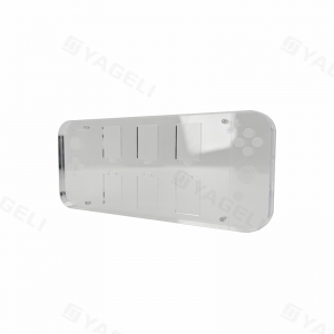 Expositor acrílico multiranura para cartas de juego: vitrina transparente para juegos de cartas coleccionables (TCG) 