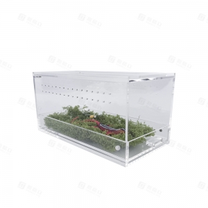 Transportín acrílico tipo cajón para reptiles 