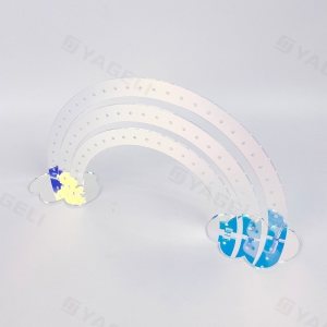 Exhibidor de pendientes de acrílico de lujo 