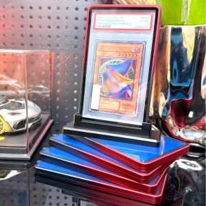 Portatarjetas magnético de aluminio graduado 