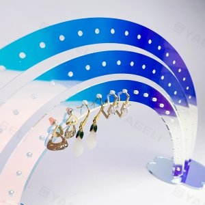 Exhibidor de pendientes de acrílico de lujo 