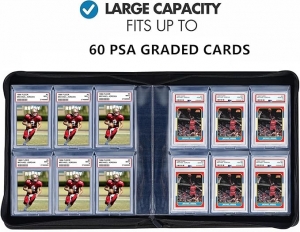 Carpeta PSA de cuero sintético con 6 bolsillos 