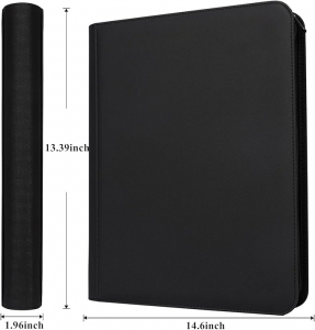 Álbum de tarjetas coleccionables con cremallera para placas PSA