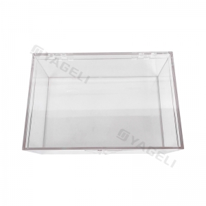 Caja de acrílico transparente para guardar snacks 