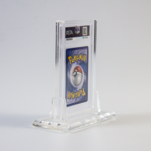 Expositor de trofeos de acrílico para tarjetas PSA para cartas TCG clasificadas 
