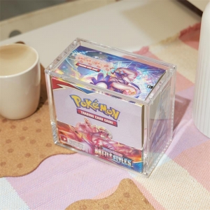 caja de refuerzo de Pokémon acrílica