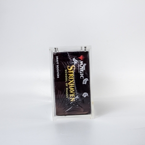 Vitrina protectora de acrílico transparente para cajas de sobres de Magic: The Gathering 