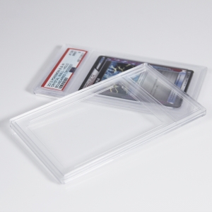 Estuche protector de acrílico transparente para tarjetas TCG graduadas (compatible con PSA/BGS) 