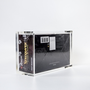 Vitrina protectora de acrílico transparente para cajas de sobres de Magic: The Gathering 