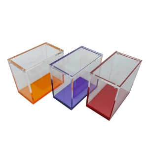 Vitrina de acrílico personalizada para ETB con protección UV para Pokémon ETB 