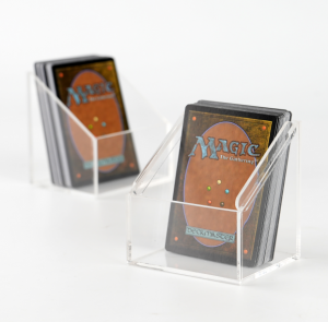 Estuche expositor acrílico para mazos YAGELI | Accesorios premium para juegos de cartas coleccionables | Estuche magnético acrílico para guardar cartas coleccionables 