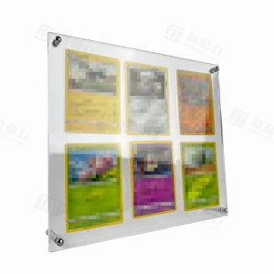 Expositor de cartas Pokémon TCG | Expositor acrílico para cartas coleccionables | YAGELI 