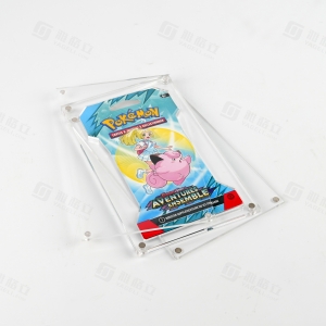 Expositor acrílico para paquetes de Pokémon YAGELI | Soluciones de accesorios premium para el juego de cartas coleccionables Pokémon 