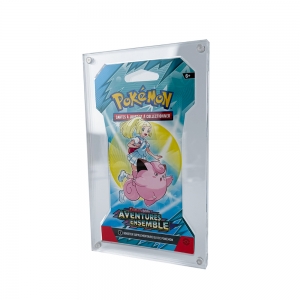 Marco de acrílico transparente para paquetes de refuerzo de Pokémon 