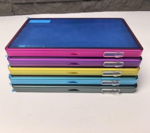 Estuche magnético de aluminio con cierre lateral para cartas clasificadas PSA 