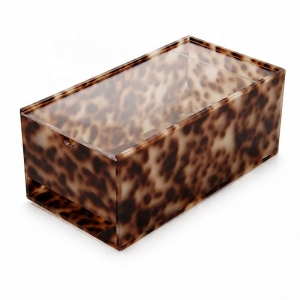 Caja de almacenamiento de Mahjong de acrílico personalizada 
