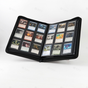 Álbum de cartas coleccionables de cuero PU con 9 bolsillos | Fabricante de álbumes de cartas TCG de YAGELI