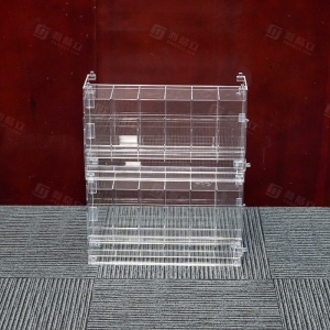 Dispensador de paquetes de refuerzo de 6 ranuras de acrílico transparente, exhibidor y organizador de paquetes de cartas coleccionables 