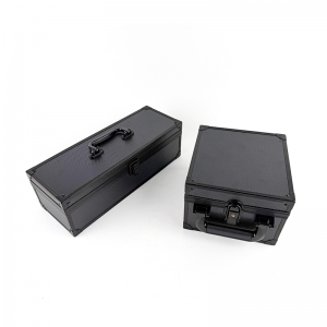 Funda de almacenamiento de tarjetas coleccionables de aluminio negro para tarjetas con fundas rígidas 