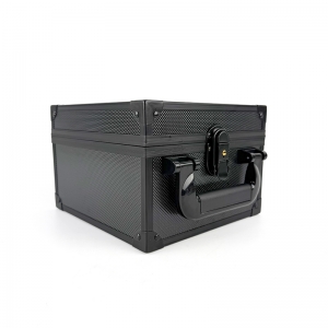 Funda de aluminio negro para tarjetas coleccionables para almacenamiento de tarjetas coleccionables con fundas rígidas 