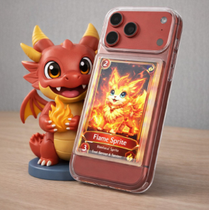 Funda de teléfono personalizada para exhibición de cartas coleccionables 