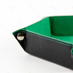 Almacenamiento hexagonal de piel sintética para dados y accesorios TCG | YAGELI 