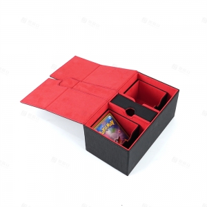 Caja para mazos de doble cara con soporte para dados para accesorios TCG | YAGELI