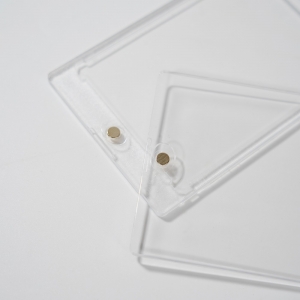 Soporte magnético One Touch para cartas coleccionables, estuche protector transparente 