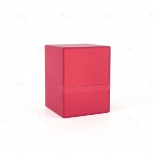 Caja de cubierta de plástico rojo para tarjetas coleccionables | Fábrica de accesorios TCG YAGELI