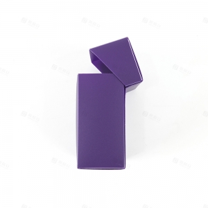 Caja de cubierta de plástico morado para tarjetas coleccionables | Fábrica de accesorios TCG YAGELI 