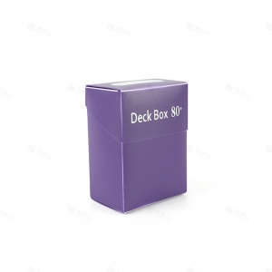 Caja de cubierta de plástico morado para tarjetas coleccionables | Fábrica de accesorios TCG YAGELI