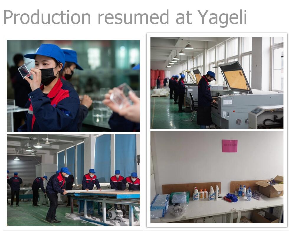 producción reanudada en yageli